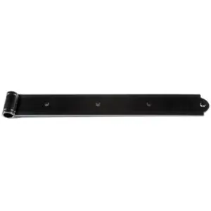 Bandella DIDIEFFE modello SMERALDA dritta lunghezza 29cm occhio centrale per serramento in ferro zincato polveri poliesteri RAL9005 Spedito Oggi