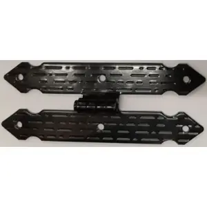 Bandella GABASTRI modello 603/A doppia T zancata lunghezza 150 per serramento in ferro nero Offerta Limitata