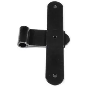 Bandella DIDIEFFE modello GIOTTO a T 18cm occhio centrale per serramento in ferro zincato polveri poliesteri RAL9005 Ultimissimo Modello