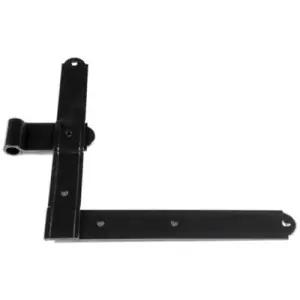 Angolare DIDIEFFE modello SMERALDA lunghezza 23+23cm sinistro occhio centrale per serramento in ferro zincato polveri poliesteri RAL9005 Direttamente Dal Produttore