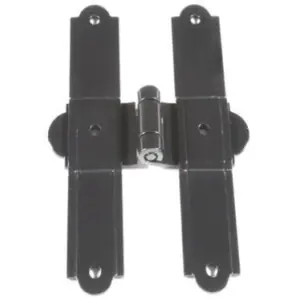 Consegna Rapida Bandella DIDIEFFE modello SMERALDA a T doppia 16cm per serramento in ferro zincato polveri poliesteri RAL9005
