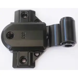 Cerniera M2 modello 4100 applicare regolabile occhiello a filo bandella verticale/angolo per serramento in acciaio finitura nero Sconto