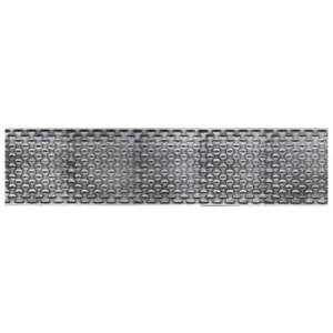 Fascia martellata DIDIEFFE modello 252 dimensioni 200x2000 per portoncino in alluminio silver Nuova Collezione