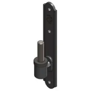 Cardine DIDIEFFE modello SMERALDA lama 200mm con perno fisso diametro 12 per serramento in ferro zincato polveri poliesteri RAL9005 Ultimissimo Modello