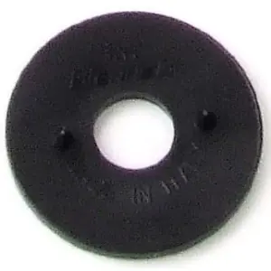 Spessore BIENNEBI modello 600A ferma anta magnetico tondo spessore 3mm per serramento in plastica nero Soddisfatti O Rimborsati