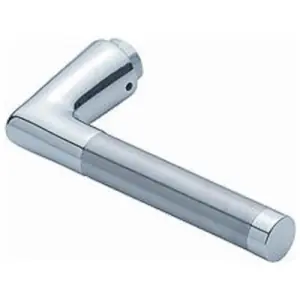 Maniglia impugnatura femmina HOPPE modello CAPRI per porta interna in ottone cromo lucido e acciaio inox satinato Offerta Lampo