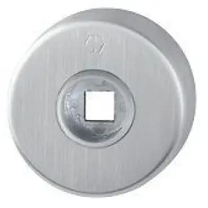 Rosette HOPPE modello E42K diametro 52 con molla per porta interna in acciaio inox satinato Promozione Esclusiva