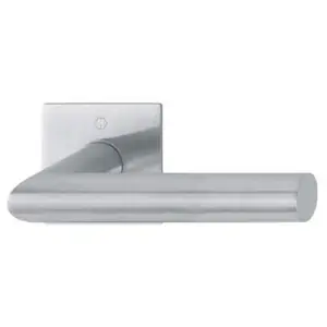Offerta Limitata Maniglia impugnatura HOPPE modello AMSTERDAM per porta interna spessore 35-45 su rosetta bassa quadrata in acciaio inox satinato