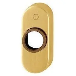 Reso Gratuito Rosette HOPPE modello M30P ovale per porta interna in ottone satinato