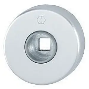 Scelto Dai Clienti Rosette HOPPE modello 42K diametro 52 con molla per porta interna in alluminio argento