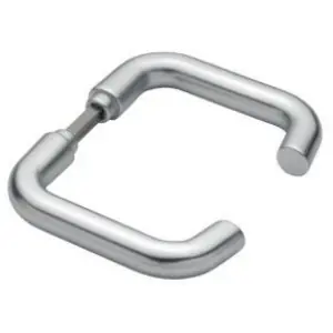 Nuova Collezione Maniglia impugnatura HOPPE modello BADEN per porta interna spessore 36-45 in alluminio argento