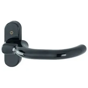 Scelto Dai Clienti Maniglia impugnatura HOPPE modello PARIS per porta interna pvc spessore 50-59 in alluminio nero intenso