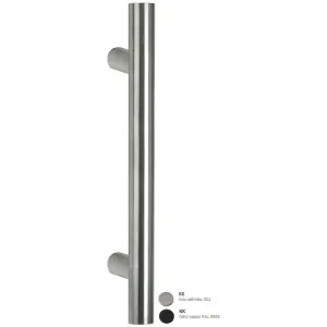 Maniglione REGUITTI modello FRANKFURT diritto diametro 30 per serramento in accaio inox satinato Esclusivo