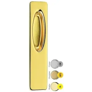 Maniglia incasso COLOMBO modello AM111 per serramento con foro cieco in ottone cromat Di Tendenza