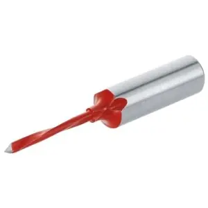 Nuovo Arrivo Punta BLUM per bussole, ? 2.5 mm, sinistra, L 57 mm, con punta a tetto, rosso