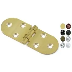 Cerniera BIENNEBI modello 45 fresata biscotto senza fermo 30x80 per mobile in ottone lucido Novità