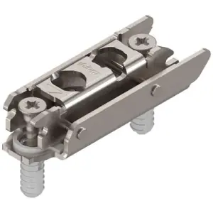 Clip piastrina BLUM modello 177H di premontaggio, diritta, 3 mm, acciaio, expando, eccentrico, nichelato Vendita Finale