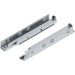 Guida BLUM modello 560H tandem plus estrazione totale tip-on, 30 kg, LN 400 mm, per adattatore, sinistra/destra, zincato Di Tendenza