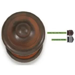 Pomolo fisso BRIONNE modello 26011 diametro 80 per portoncino in ferro vecchio protetto Sconto