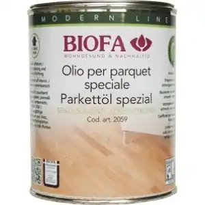 Olio BIOFA modello 2059 naturale per parquet finitura incolore in barattolo da 1lt Occasione