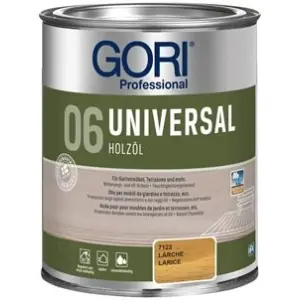 Spedizione Espresso Olio GORI modello GORI 06 universale per l‘arredo esterno finitura incolore (3052) in barattolo da 0,75lt
