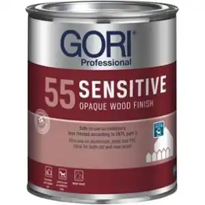 Finitura GORI modello GORI 55 per tutti i legni all?esterno ed interno finitura nero ebano in barattolo da 0.75lt Promozione Esclusiva