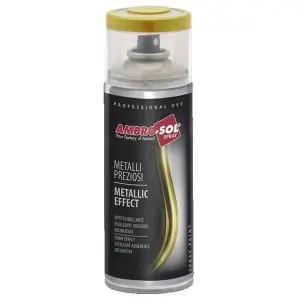Smalto AMBRO-SOL modello V400MET effetto metalli preziosi finitura oro in bombola da 400ml Consegna Rapida