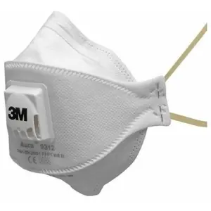 Respiratore monouso 3M modello 9312 con valvola per protezione ampia variet? di applicazioni industriali e altri ambienti pericolosi Pagamento Sicuro
