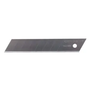 Popolare Lama STANLEY modello 1-11-301 a spezzare per cutter da 18mm kit composto da 10 pezzi