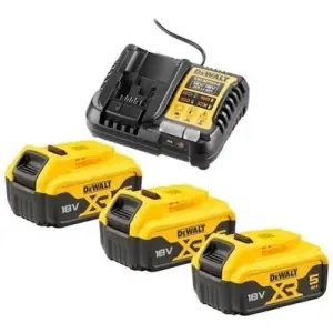 Bestseller Kit 3 batterie con caricabatteria DEWALT modello DCB1104P3-QW 18V 5Ah