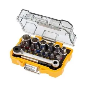 Set inserto e bussola DEWALT modello DT71516-QZ per avvitare composto da 24 pezzi Non Perdere