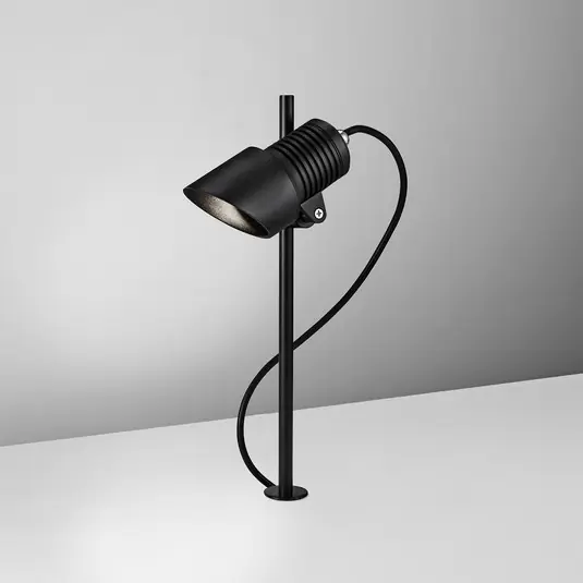 Prezzo Scontato Egger DLS Lampione a LED Atlantis, punta di terra, nero