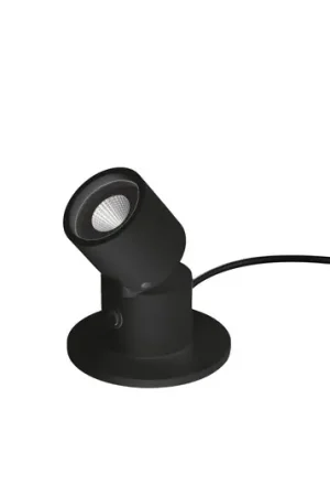 Egger DLS Lampada da tavolo LED Capri, faretto, nero Offerta Del Giorno