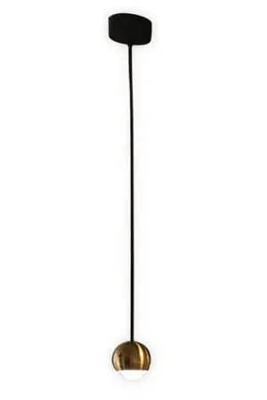 Lampada LED a sospensione Cleo di EGG DLS, colore ottone Professionale