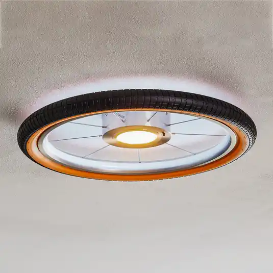 Spedizione Espresso Plafoniera LED Wheel, RGB, nero
