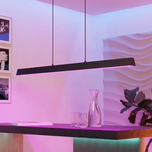 EGLO connect Simolaris-Z LED a sospensione, 122cm Spedito Oggi