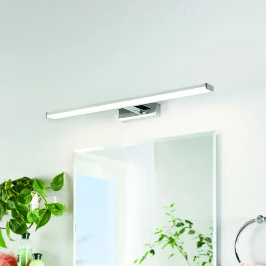 LED da specchi Pandella 1, cromo 4.000 K, 60cm Subito Disponibile