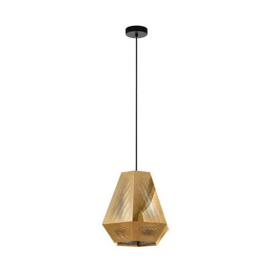 Lampada a sospensione Chiavica, ottone, a 1 luce, Ø36cm Consegna Rapida