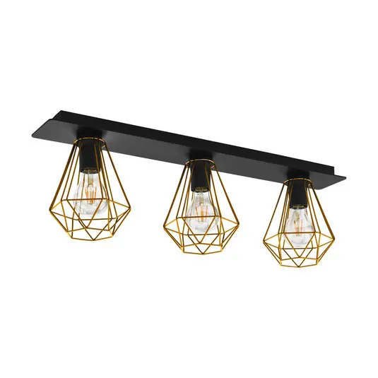 Plafoniera Tarbes, 3 luci, lunga Compra Online