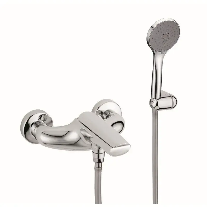Scelto Dai Clienti Miscelatore vasca esterno con set doccia Webert Vento D850423015