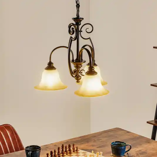 Lampada a sospensione CELLO a tre luci Popolare