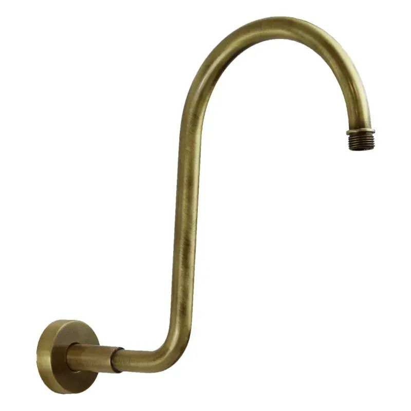 Nuova Collezione Braccio doccia tondo in ottone finitura bronzo 305 mm Sphera