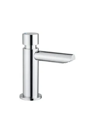 Must-Have Rubinetto lavabo con comando a pulsante ed arresto temporizzato Idral Minimal 800.10