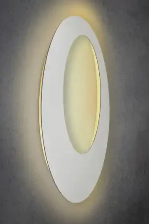 Escale Blade Open Applique a LED, argento, Ø 95 cm Spedito Oggi