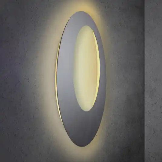 Escale Blade Open applique a LED antracite Ø 95cm Soddisfatti O Rimborsati