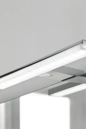 Non Perdere Luce per specchio a LED Pandora, cromo, larghezza 20,8 cm