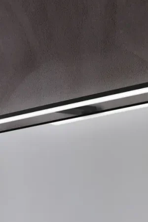 Luce per specchio a LED Esther 2, nero opaco, 50 cm Pagamento Sicuro