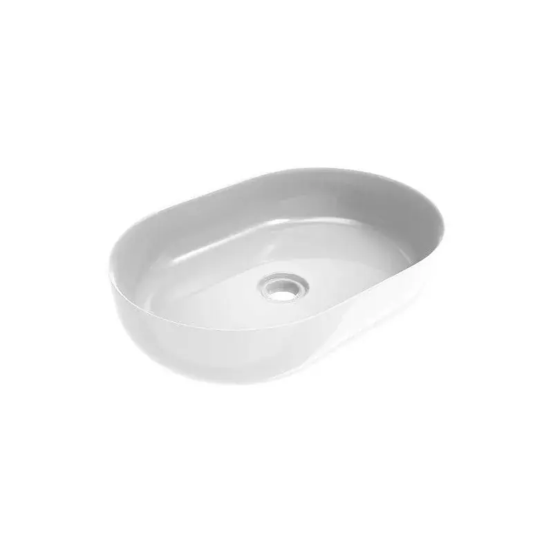 Compra Oggi Stesso Lavabo d‘appoggio ovale colore bianco lucido da 416x600 mm Ercos Musa BLCERLMUSA0002