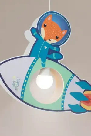 Solo Oggi Lampada a sospensione Little Astronauts razzo