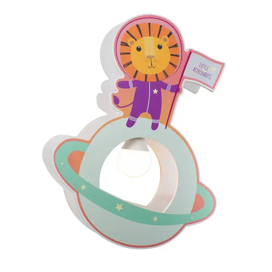Spedizione Espresso Lampada a sospensione per la camera dei bambini Little Astronauts lion